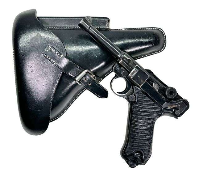 1942 German P.08 Luger 9mm Pistol image