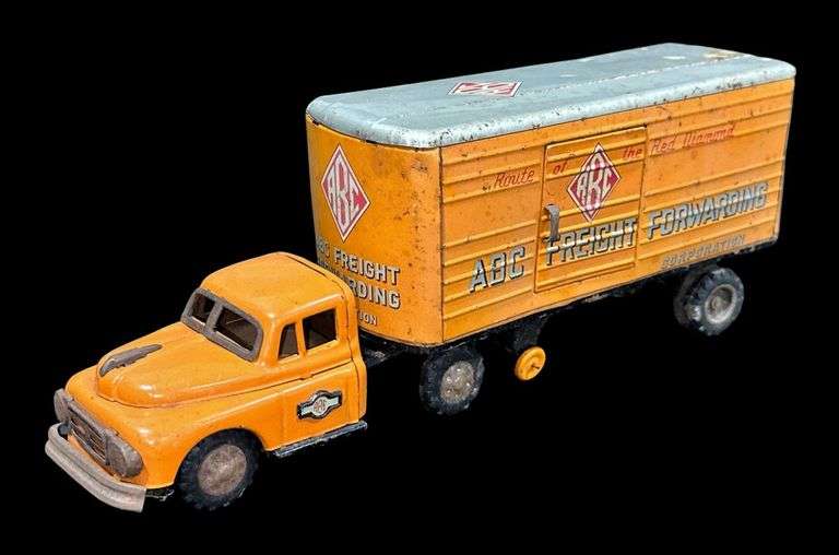 Vintage ABC Freight Truck & Trailer Set image