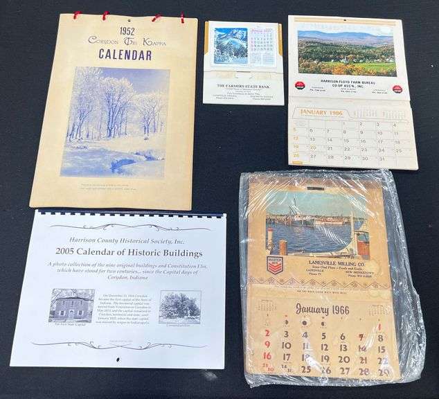 Lanesville & Corydon Advertising Calendars image