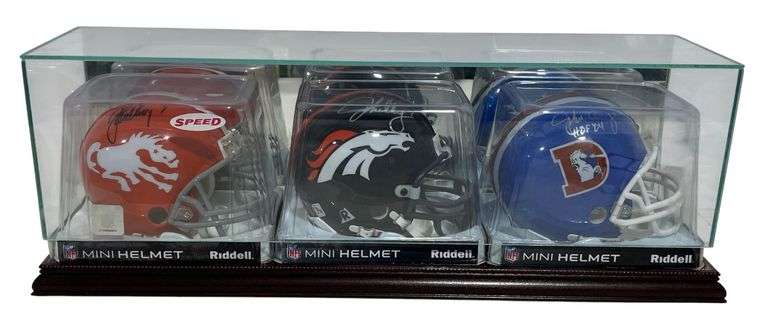 "John Elway" Signed Mini Helmets image