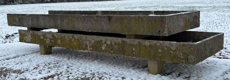 Concrete Livestock Feeder image