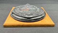 Early Deere & Mansur Co. Cast Iron Seed Corn Lid