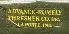 Rumley Oil Pull Tractor-Threshers Series No. 1
