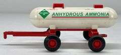 Versatile 256 Tractor, ERTL Vermer Round Baler, ERTL Anhydrous Ammonia Tank & Dump Bed Trailer