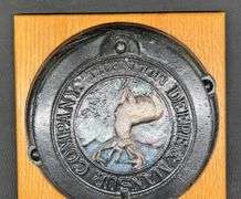 Early Deere & Mansur Co. Cast Iron Seed Corn Lid