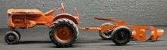 Early Allis-Chalmers C Tractor with 2x Pull Type Plow