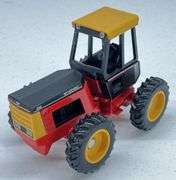 Versatile 256 Tractor, ERTL Vermer Round Baler, ERTL Anhydrous Ammonia Tank & Dump Bed Trailer