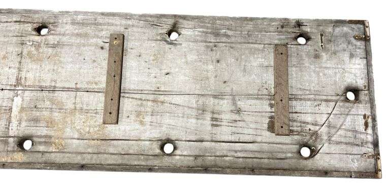 Early Bowling Alley "Bowl for Health" Wooden Sign