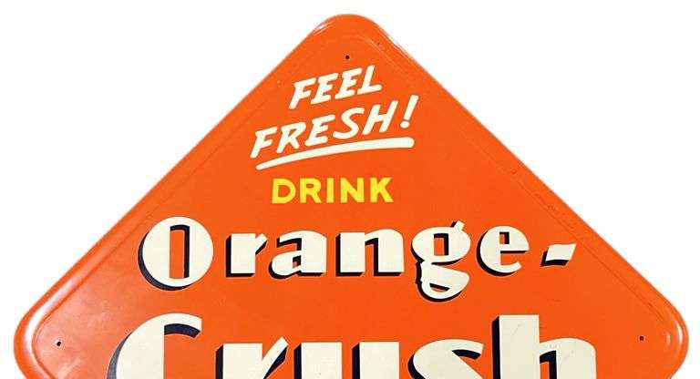 Orange-Crush "Feel Fresh" Sign