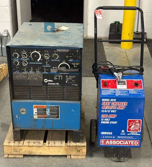 Miller Syncrowave 250 Welder &12V  Battery Charger