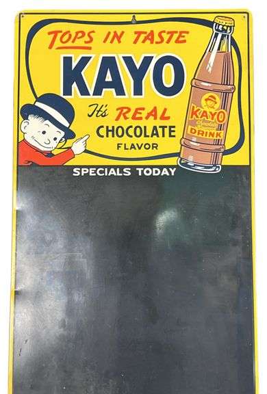 Kayo Chocolate Drink Menu Board