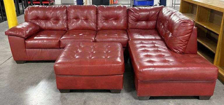 DuraBlend Sectional with Ottoman