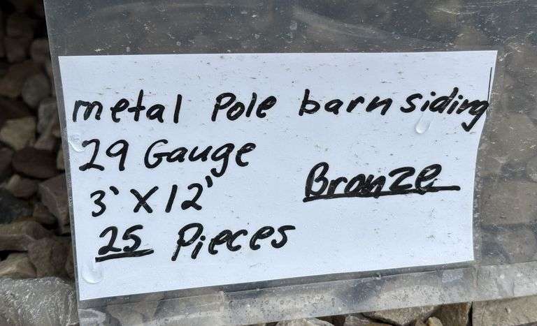 29 Gauge Metal Siding