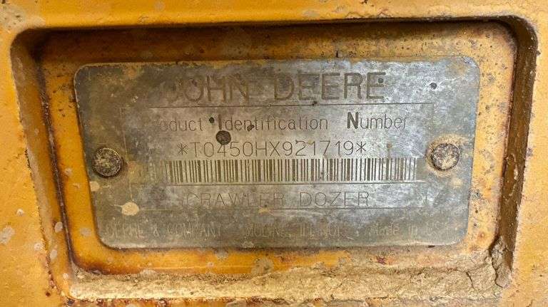 John Deere 450H Crawler Dozer