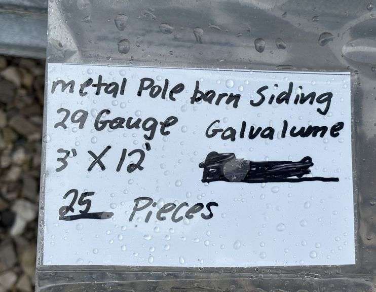 29 Gauge Metal Siding