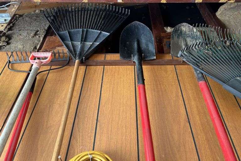 Long Handled tools & Assorted Hardware