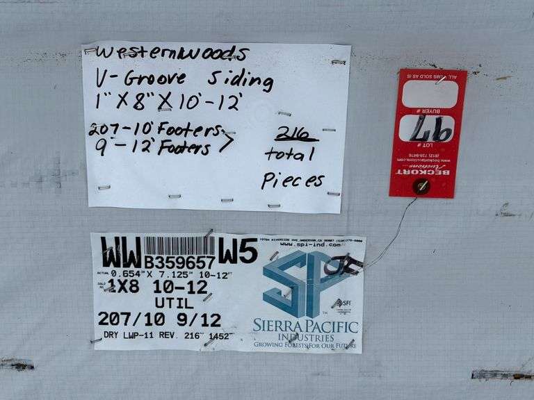Western Woods V-Groove Siding