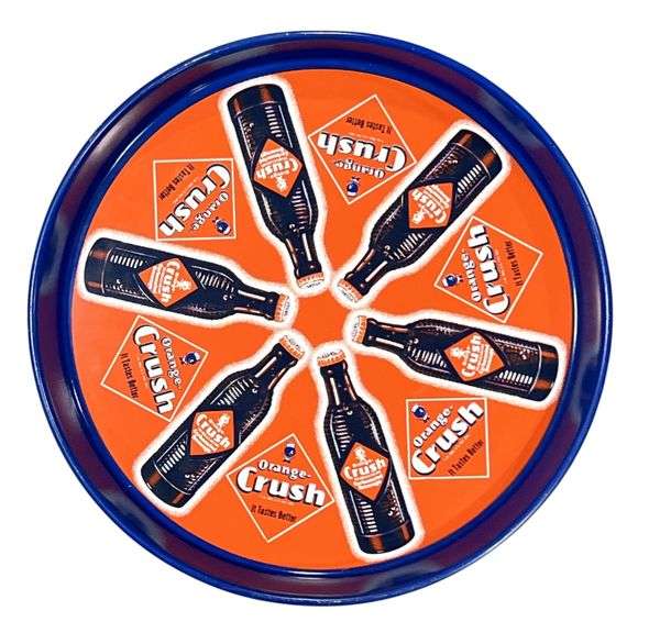 Orange-Crush Serving Trays