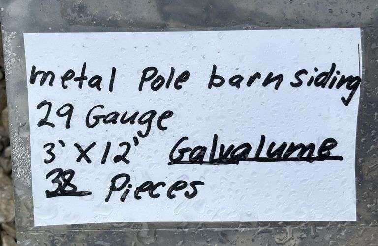 29 Gauge Metal Siding