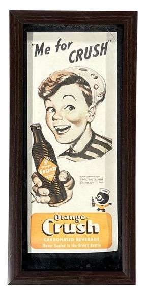 Orang-Crush Framed Advertising