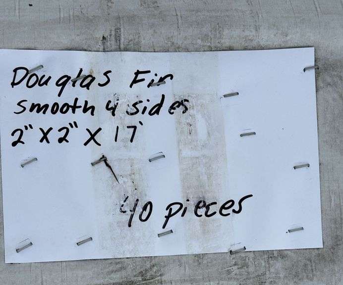 Douglas Fir Smooth Four Sides Lumber