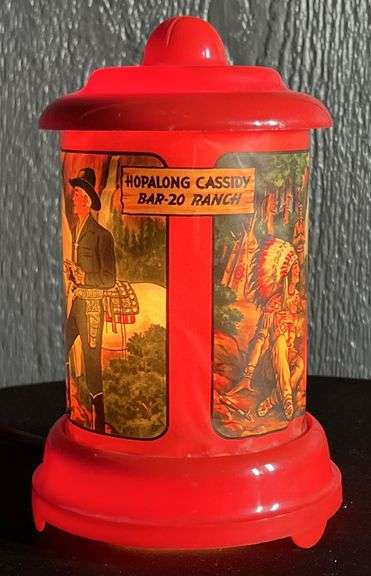 Hopalong Cassidy Bar-20 Lighted Motion Lamp
