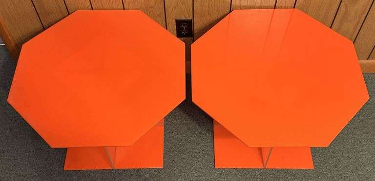 Octagonal End Tables made by Paul Quick