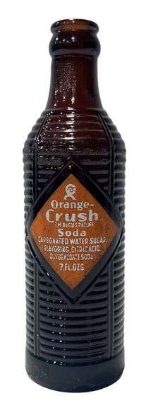 Orange-Crush Glass Bottles