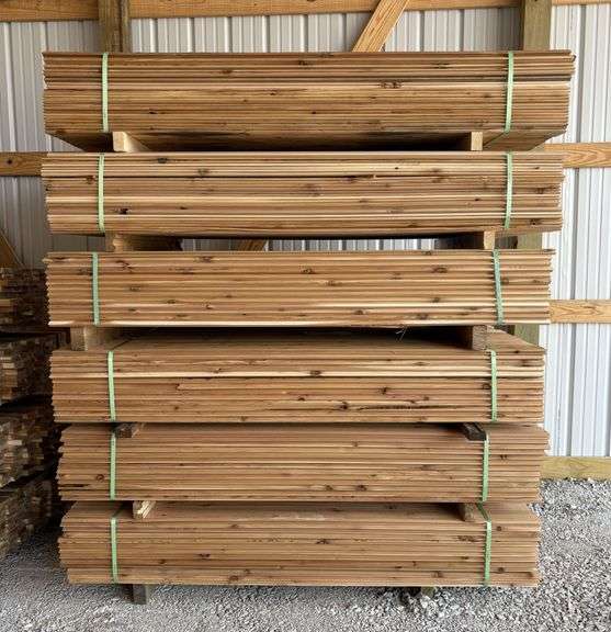 Western Red Cedar Tongue & Grove Siding
