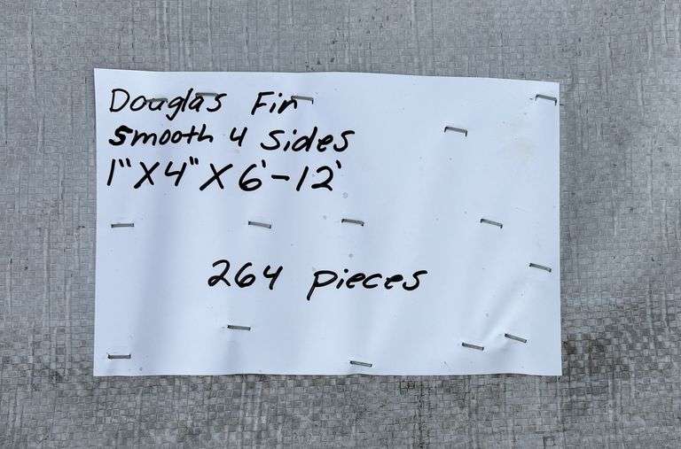 Douglas Fir Smooth Four Sides Lumber