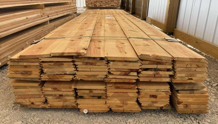Ponderosa Pine Tongue & Groove Siding