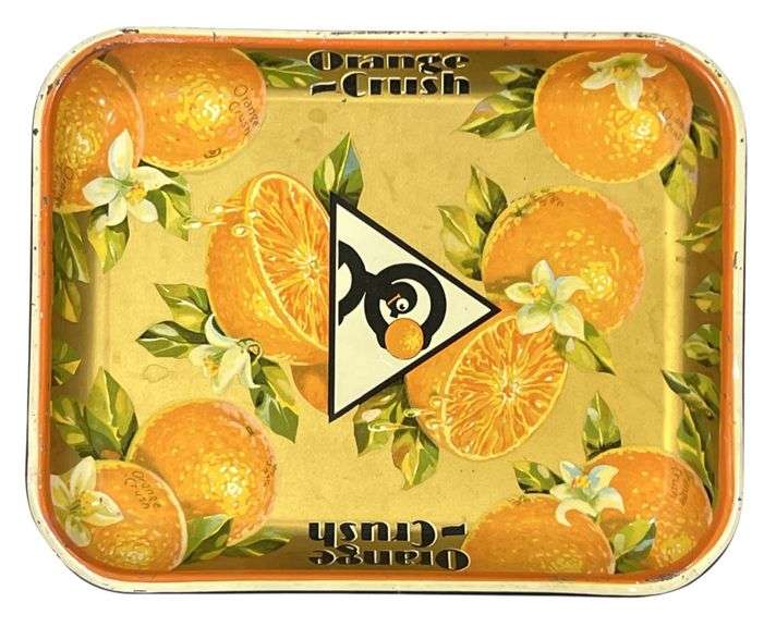 Orange-Crush Serving Trays