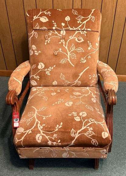 Vintage Upholstered Rocker