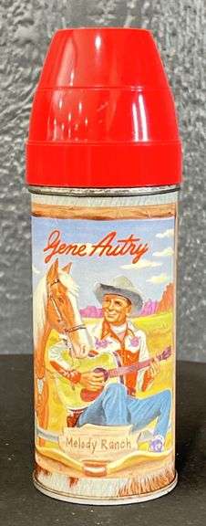 Gene Autry Melody Ranch Tin Lunch Box with Thermos