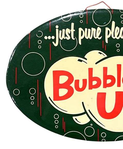 Bubble Up Soda Celluloid Button Sign