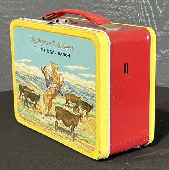 Roy Rogers and Dale Evans Double R Bar Ranch Tin Lunch Box