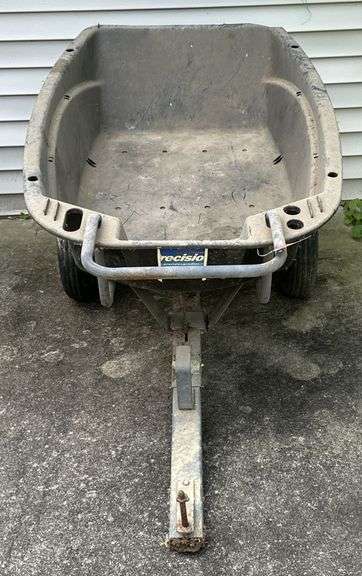 Precision Pull Type Dump Lawn Cart