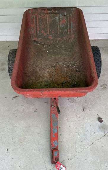 Pull type Dump Style Lawn Cart