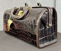 Vintage Byron & Sons Leather Doctors Bag