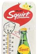 Squirt Soda Thermometer & Carboard Display
