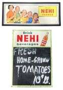 Nehi Drink Menu Sign & Framed Advertisement
