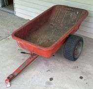 Pull type Dump Style Lawn Cart