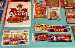 Bill Elliott Memorabilia