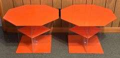Octagonal End Tables made by Paul Quick