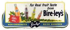 Bire-ley's "Four Real Fruit Taste Drink" Sign