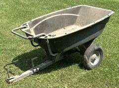 Precision Pull Type Dump Lawn Cart