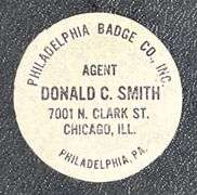 Orange-Crush Celluloid Button Sign