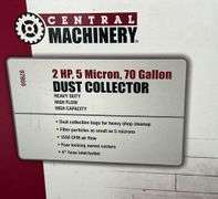 Central Machinery Heavy Duty 70 Gal Dust Collector