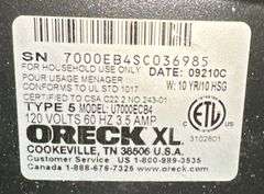 Oreck XL Lightweight Upright Vacuum