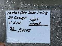 29 Gauge Metal Siding